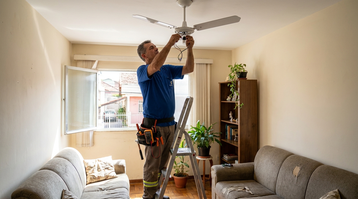 Instalação de Ventilador de Teto perto de mim em Belém‑PA
